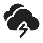 Weather Thunderstorm SVG Icon